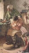 Walter Langley,RI But Men must work and Women must weep (mk46) USA oil painting artist